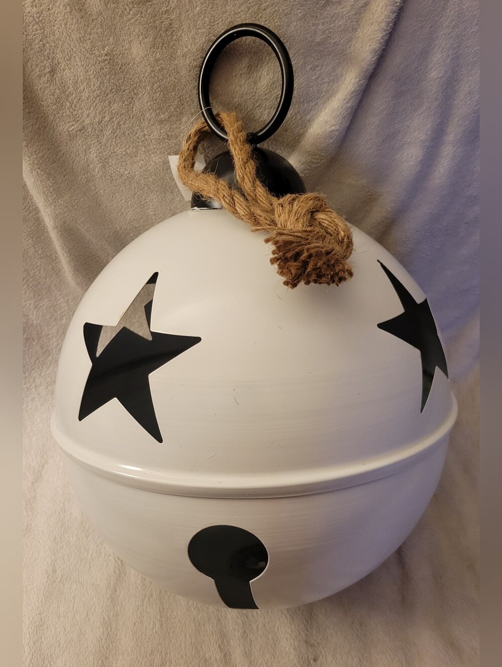White Star Bell Hanging Décor. Holidays, Christmas.home Decorations